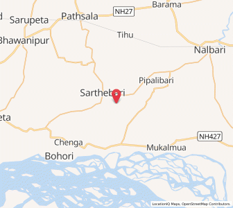 Map of Amrikhoa, Assam