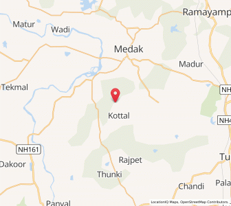 Map of Amsanpalli, Andhra Pradesh