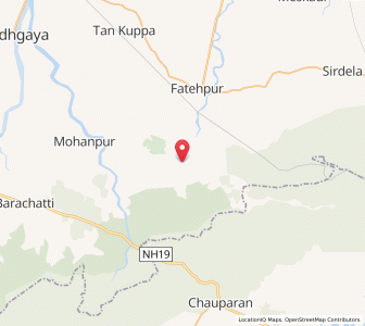 Map of Amtari, Bihar