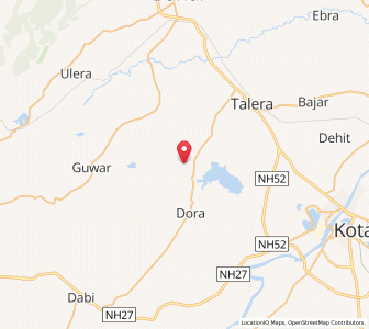 Map of Amtun, Rajasthan