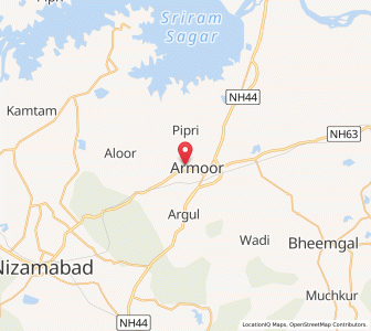 Map of Amur, Andhra Pradesh