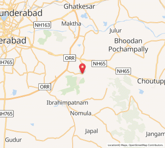 Map of Anajpur, Andhra Pradesh