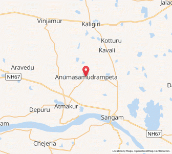 Map of Anamasamudrampeta, Andhra Pradesh