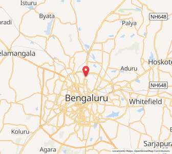 Map of Ananda Nagar, Karnataka