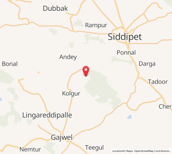 Map of Anantagiripalli, Andhra Pradesh