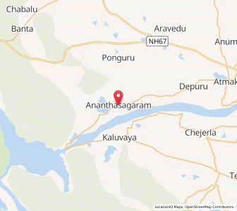Map of Anantasagaram, Andhra Pradesh