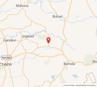 Map of Anawal, Gujarat