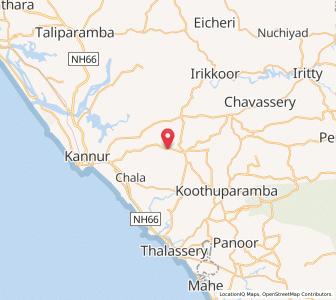 Map of Ancharakandy, Kerala