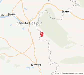 Map of Andharkaneh, Gujarat