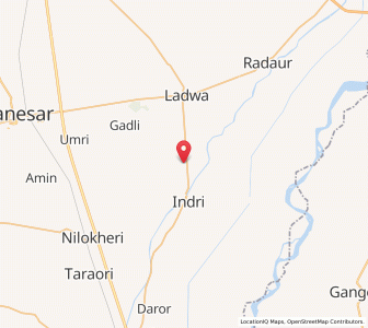 Map of Andhgarh, Haryana