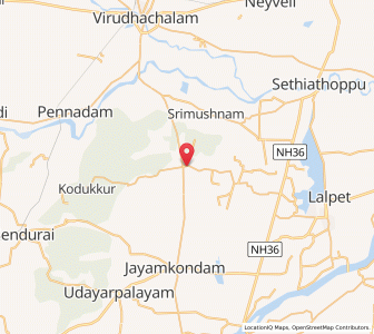 Map of Andimatam, Tamil Nadu