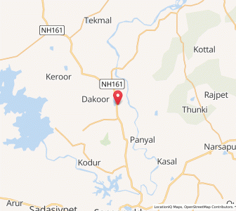 Map of Andol, Andhra Pradesh