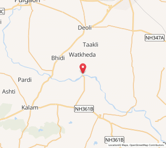Map of Andori, Maharashtra
