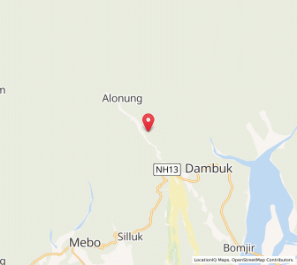 Map of Angatsi, Arunachal Pradesh