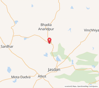 Map of Aniali, Gujarat