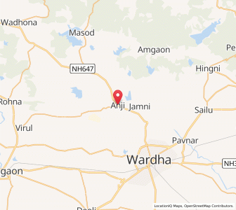 Map of Anji, Maharashtra