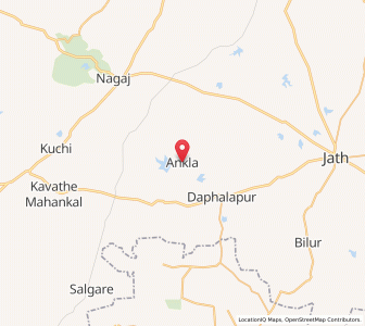 Map of Ankla, Maharashtra