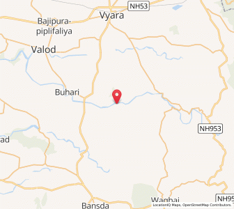 Map of Antapur, Gujarat