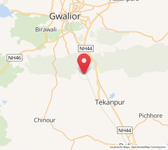 Map of Antri, Madhya Pradesh