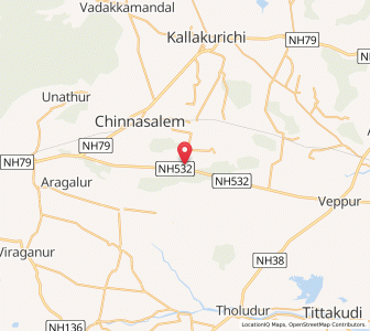 Map of Anumanandal, Tamil Nadu