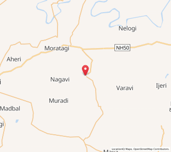 Map of Aralgundgi, Karnataka