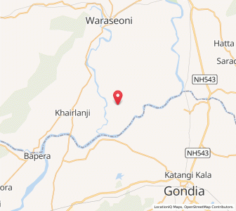 Map of Aramba, Madhya Pradesh
