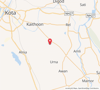 Map of Arandkhera, Rajasthan