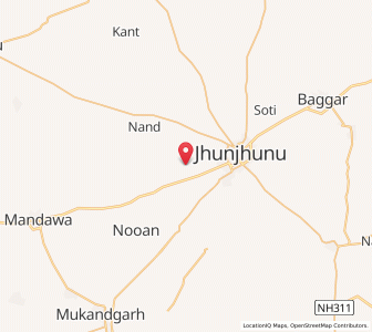 Map of Arangasar, Rajasthan
