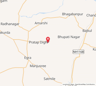 Map of Argoal, West Bengal