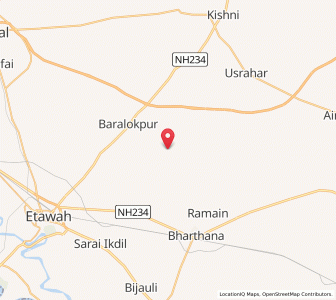 Map of Arharpur, Uttar Pradesh