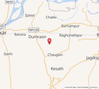 Map of Ariawan, Bihar