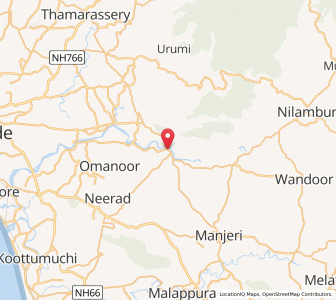 Map of Arikkod, Kerala