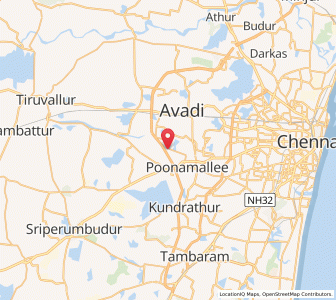 Map of Ariyappancheri, Tamil Nadu