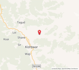 Map of Ariz, Kashmir
