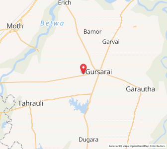 Map of Arjara, Uttar Pradesh