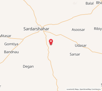 Map of Armalsar, Rajasthan