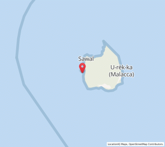 Map of Arong, Andaman and Nicobar Islands