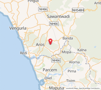 Map of Aros, Goa