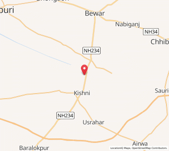 Map of Arsara, Uttar Pradesh