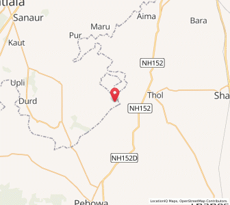 Map of Arthu Kalan, Punjab