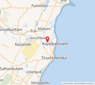 Map of Arumuganeri, Tamil Nadu