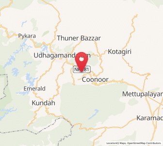 Map of Aruvankad, Tamil Nadu