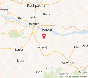 Map of Asotra, Rajasthan