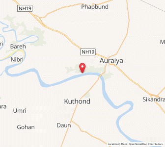 Map of Asta, Uttar Pradesh