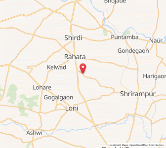 Map of Astagaon, Maharashtra