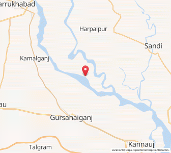 Map of Astal, Uttar Pradesh