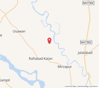 Map of Astauli, Uttar Pradesh