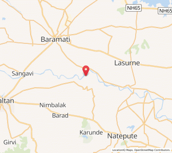 Map of Asu, Maharashtra