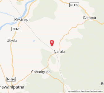 Map of Asurgarh, Chhattisgarh