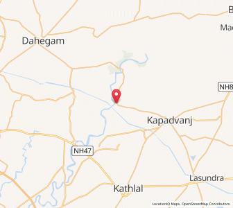 Map of Atarsumba, Gujarat